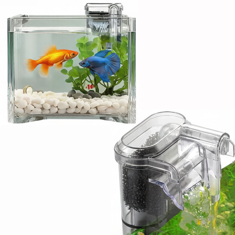 Aquarium Xl - فلتر معلق جديد لأحواض الأسماك، فلتر