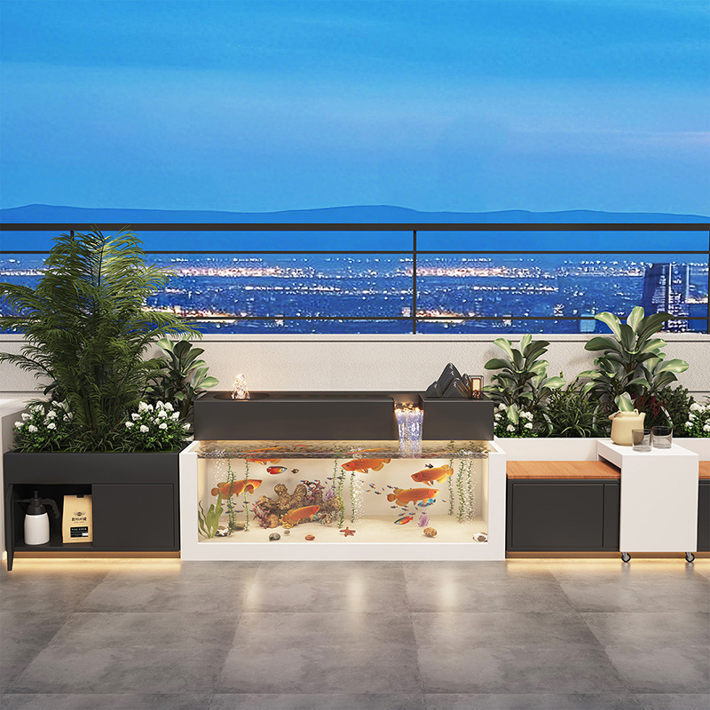Aquarium Xl - XL الفولاذ المقاوم للصدأ بركة السمك