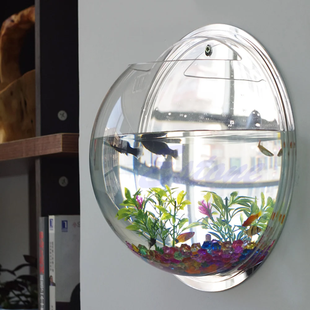 Aquarium Fish In Bowl - وعاء جدار معلق جبل فقاعة حوض