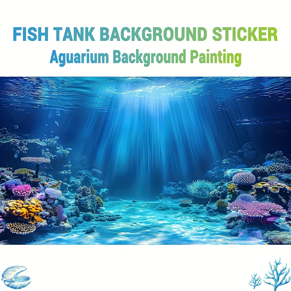 Aquarium Fish Background - خلفية لحوض السمك، ملصق لحوض الأسماك،