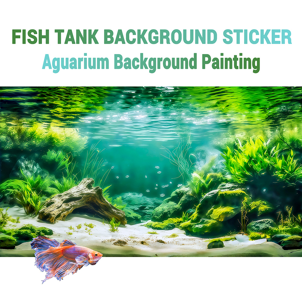 Aquarium Fish Background - فروع الأنهار في القاع، لوحة خلفية