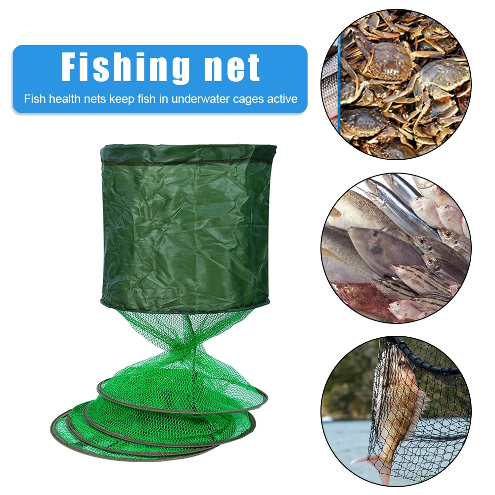 المحمولة النايلون شبكة صافي ال - مراجعة Aquarium Fish Trap وسعره