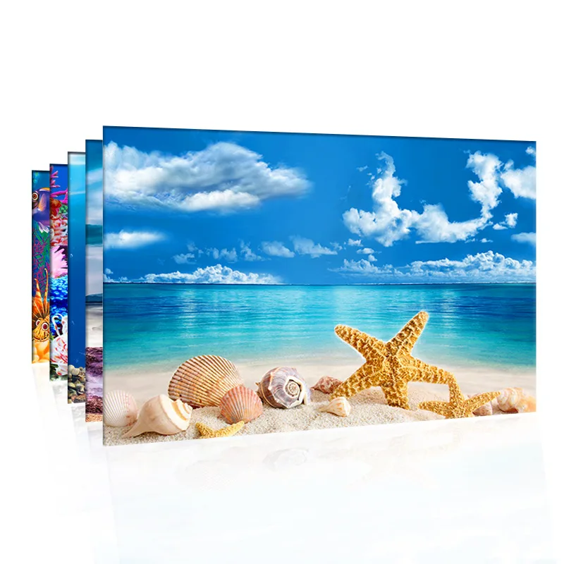خلفية لحوض السمك ثلاثية الأبعا - مراجعة Aquarium Fish Background وسعره