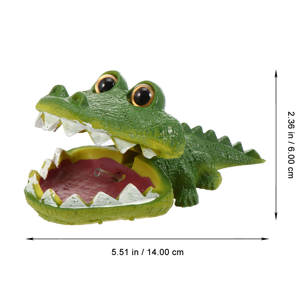 زينة حوض أسماك إبداعية على شكل - مراجعة Aquarium Fish Alligator وسعره