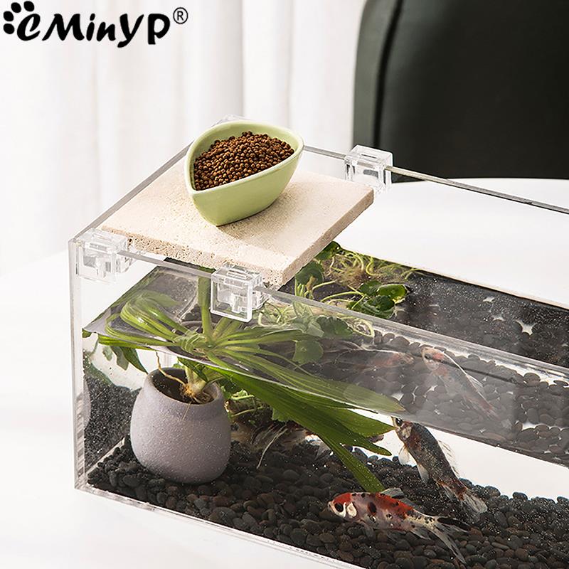 4 قطعة خزان الأسماك مقاطع الاك - مراجعة Aquarium Fish Elevator وسعره