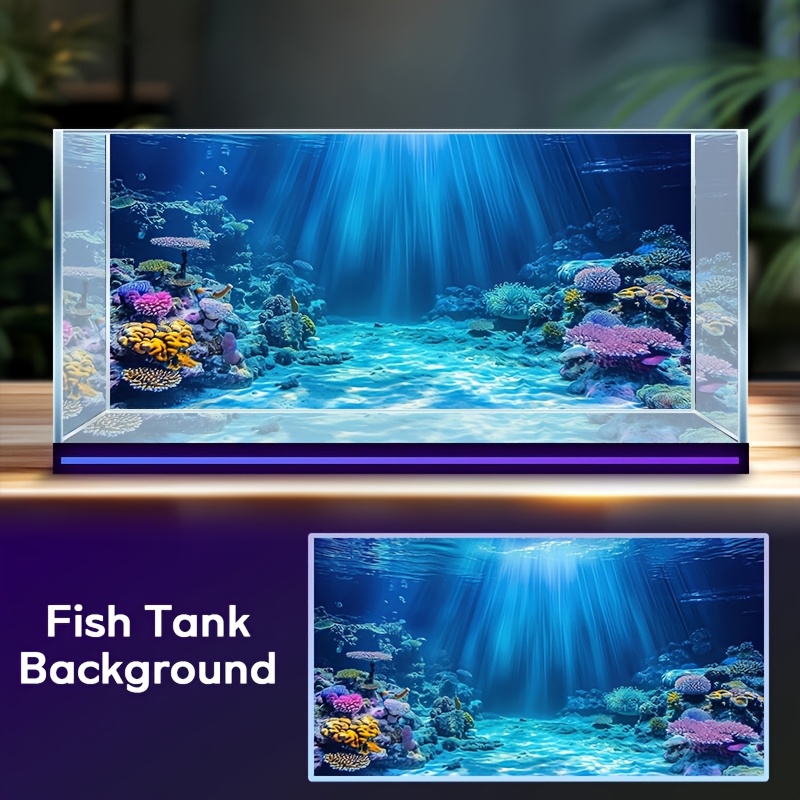 خلفية لحوض السمك، ملصق لحوض ال - مراجعة Aquarium Fish Background وسعره