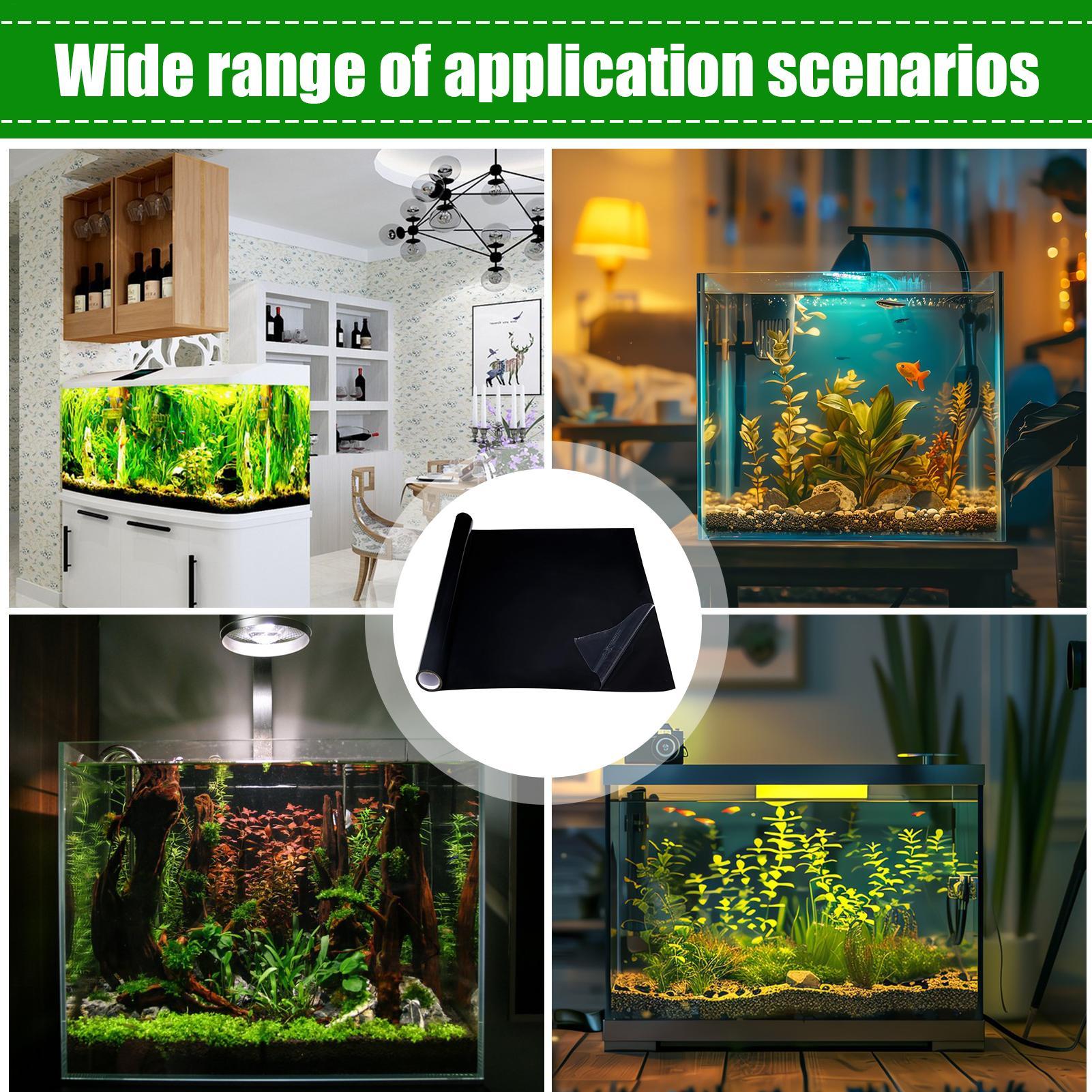 خلفية حوض السمك سوداء لاصقة با - مراجعة Aquarium Fish Elevator وسعره