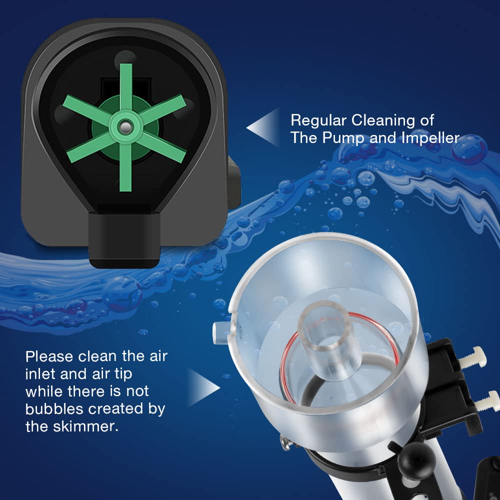 جهاز ترشيح البروتين المعلق للح - مراجعة Protein Skimmer Reef وسعره