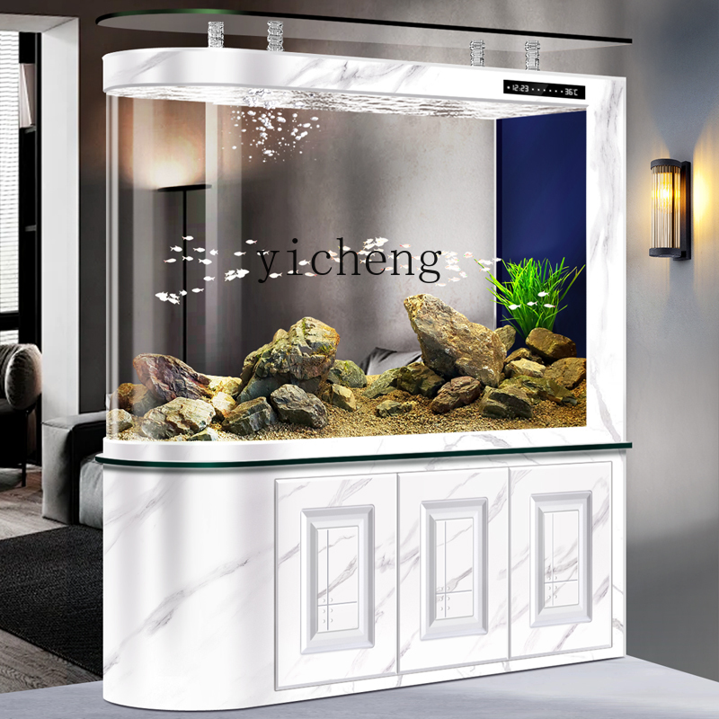 حوض سمك منزلي كبير الحجم مع حا - مراجعة Aquarium Xl وسعره